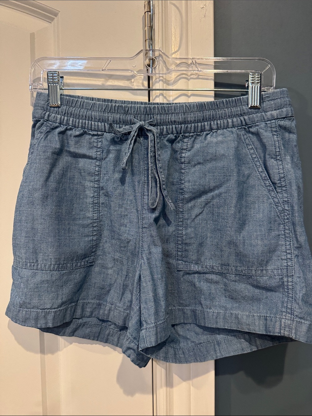J crew Women’s Chambray Drawstring Shorts XS